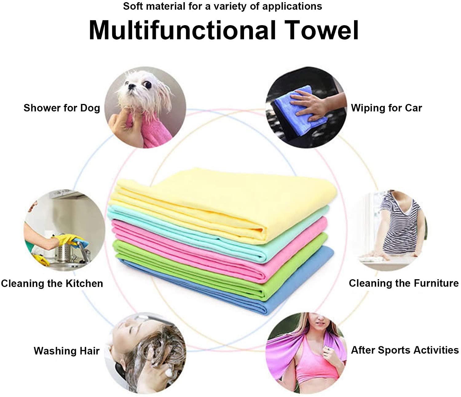 Toalla para perros super absorbente ICE TOWEL super absorbente - Imagen 4