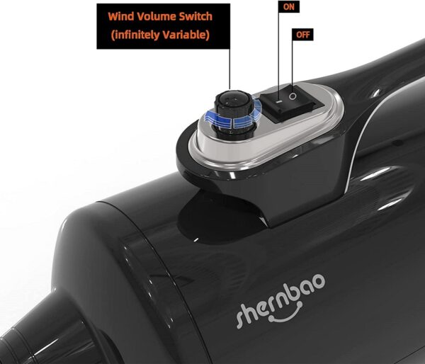 Soplador para perros SHERNBAO profesional 2 motores - Imagen 2