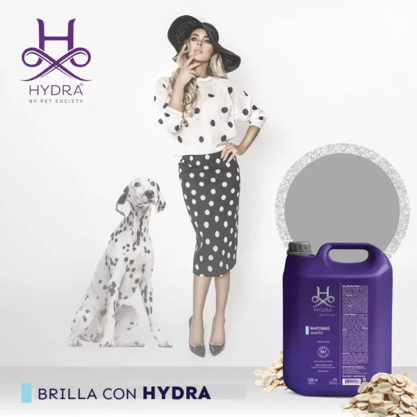Shampoo para perros Hydra 5000ml WHITENING - Imagen 3